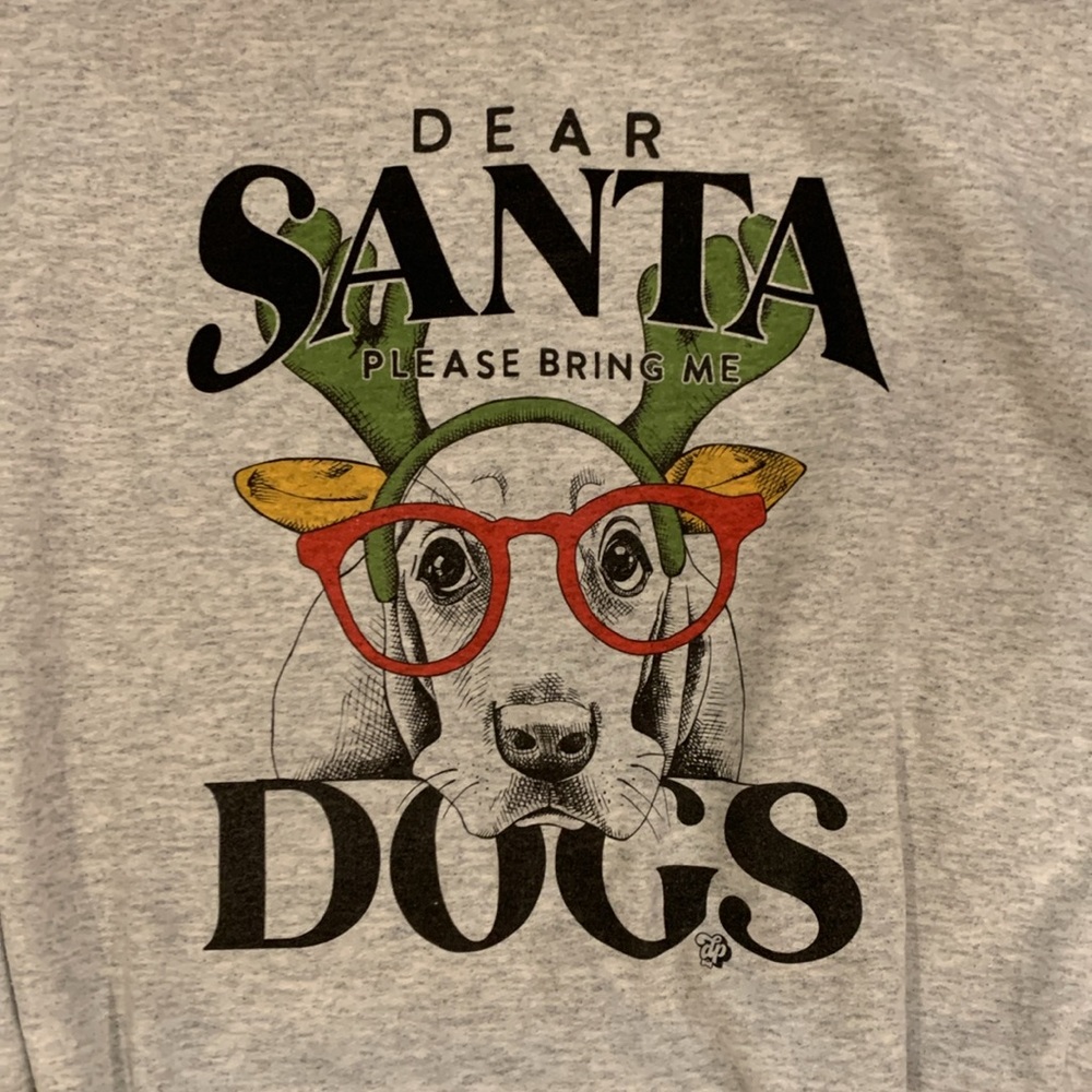 Dear Santa Please Bring Me Dogs 3XL sweatshirt